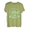 Stay Wild Shirt für Backpacker, Wanderer, Camper, Geschenk T-Shirt