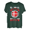 Dänemark Skandinavien Nordlicht Urlaub Camping Geschenk T-Shirt
