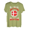 Dänemark Skandinavien Nordlicht Urlaub Camping Geschenk T-Shirt