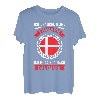 Dänemark Skandinavien Nordlicht Urlaub Camping Geschenk T-Shirt