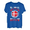 Dänemark Skandinavien Nordlicht Urlaub Camping Geschenk T-Shirt