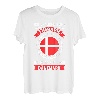 Dänemark Skandinavien Nordlicht Urlaub Camping Geschenk T-Shirt