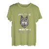 Wolf Face Nur damit wir klar sind Wölfe Tier Wolf Lover T-Shirt