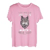 Wolf Face Nur damit wir klar sind Wölfe Tier Wolf Lover T-Shirt