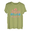 Damen Freche Campside-Schwestern Flamingo Camping T-Shirt