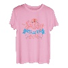 Damen Freche Campside-Schwestern Flamingo Camping T-Shirt
