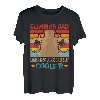 Vintage Retro Climbing Dad Regular Dad But Cooler Player T-Shirt