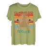 Vintage Retro Climbing Dad Regular Dad But Cooler Player T-Shirt