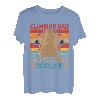 Vintage Retro Climbing Dad Regular Dad But Cooler Player T-Shirt