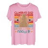 Vintage Retro Climbing Dad Regular Dad But Cooler Player T-Shirt
