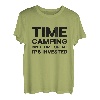 Camping Natur keine Zeitverschwendung Investition Hobby T-Shirt