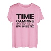 Camping Natur keine Zeitverschwendung Investition Hobby T-Shirt