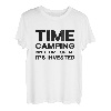 Camping Natur keine Zeitverschwendung Investition Hobby T-Shirt