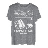 Nicht alle, die umherwandern, haben sich verirrt, manche verstecken sich vor dem Bären T-Shirt