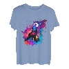 Heulender Wolf Wolf Pop Art Tier Wölfe Abstrakt Wolf Liebhaber T-Shirt