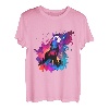 Heulender Wolf Wolf Pop Art Tier Wölfe Abstrakt Wolf Liebhaber T-Shirt