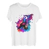 Heulender Wolf Wolf Pop Art Tier Wölfe Abstrakt Wolf Liebhaber T-Shirt