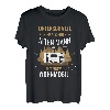 Herren Unterschätze Niemals Einen Alten Mann Mit Einem Wohnmobil T-Shirt