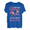 Wanderlust Woods Camping Camper Queen Adventure T-Shirt