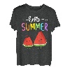 Hello Summer Vacation Eis Wassermelone Eis am Stiel Schule T-Shirt