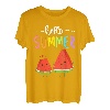 Hello Summer Vacation Eis Wassermelone Eis am Stiel Schule T-Shirt