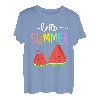 Hello Summer Vacation Eis Wassermelone Eis am Stiel Schule T-Shirt