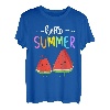 Hello Summer Vacation Eis Wassermelone Eis am Stiel Schule T-Shirt