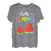 Hello Summer Vacation Eis Wassermelone Eis am Stiel Schule T-Shirt