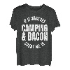 Glamping Glamper Boujee Zelte Camper Camping und Speck T-Shirt