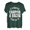 Glamping Glamper Boujee Zelte Camper Camping und Speck T-Shirt