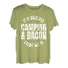 Glamping Glamper Boujee Zelte Camper Camping und Speck T-Shirt