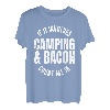 Glamping Glamper Boujee Zelte Camper Camping und Speck T-Shirt