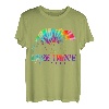 Lake Tahoe California Bear Grizzly Batikmuster für den Außenbereich, Vintage-Stil T-Shirt