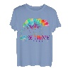 Lake Tahoe California Bear Grizzly Batikmuster für den Außenbereich, Vintage-Stil T-Shirt