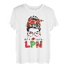 One In A Melon LPN Off Duty Messy Bun Sommerurlaub T-Shirt