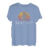 Kentucky Bluegrass Banjo Bear Funny Retro T-Shirt