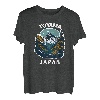 Toyama City, Japan, Verbindung zur Natur, Toyama-Souvenir-Fan T-Shirt