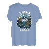 Toyama City, Japan, Verbindung zur Natur, Toyama-Souvenir-Fan T-Shirt