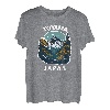 Toyama City, Japan, Verbindung zur Natur, Toyama-Souvenir-Fan T-Shirt