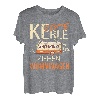 Herren Echte Kerle ziehen Wohnwagen Camping Camper Urlaub Zubehör T-Shirt