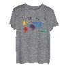 Weltkarte Weltreisender T-Shirt