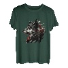 Wolf Grau Tier Abstraktes Wolf Gesicht Wolf Liebhaber Wölfe T-Shirt