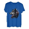 Wolf Grau Tier Abstraktes Wolf Gesicht Wolf Liebhaber Wölfe T-Shirt