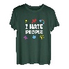 Hasse Menschen Asozial Introvertiert Menschenhaß Geschenk T-Shirt