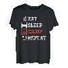 EAT SLEEP CAMP Repeat T-Shirt Funny Camping Geschenk Shirt T-Shirt