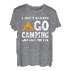 Lustiger Campingspruch Design Naturliebhaber Sommerlager T-Shirt