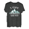T-Shirt zum 5. Jahrestag, Adventures Together 5 Years T-Shirt