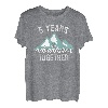 T-Shirt zum 5. Jahrestag, Adventures Together 5 Years T-Shirt