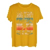 Funny Disc Golf Bigfoot Flying Disc Mountains UFO Alien Fan T-Shirt