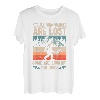 Funny Disc Golf Bigfoot Flying Disc Mountains UFO Alien Fan T-Shirt